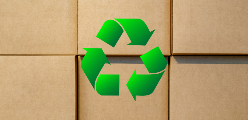 Cardboard - great environmental credentials